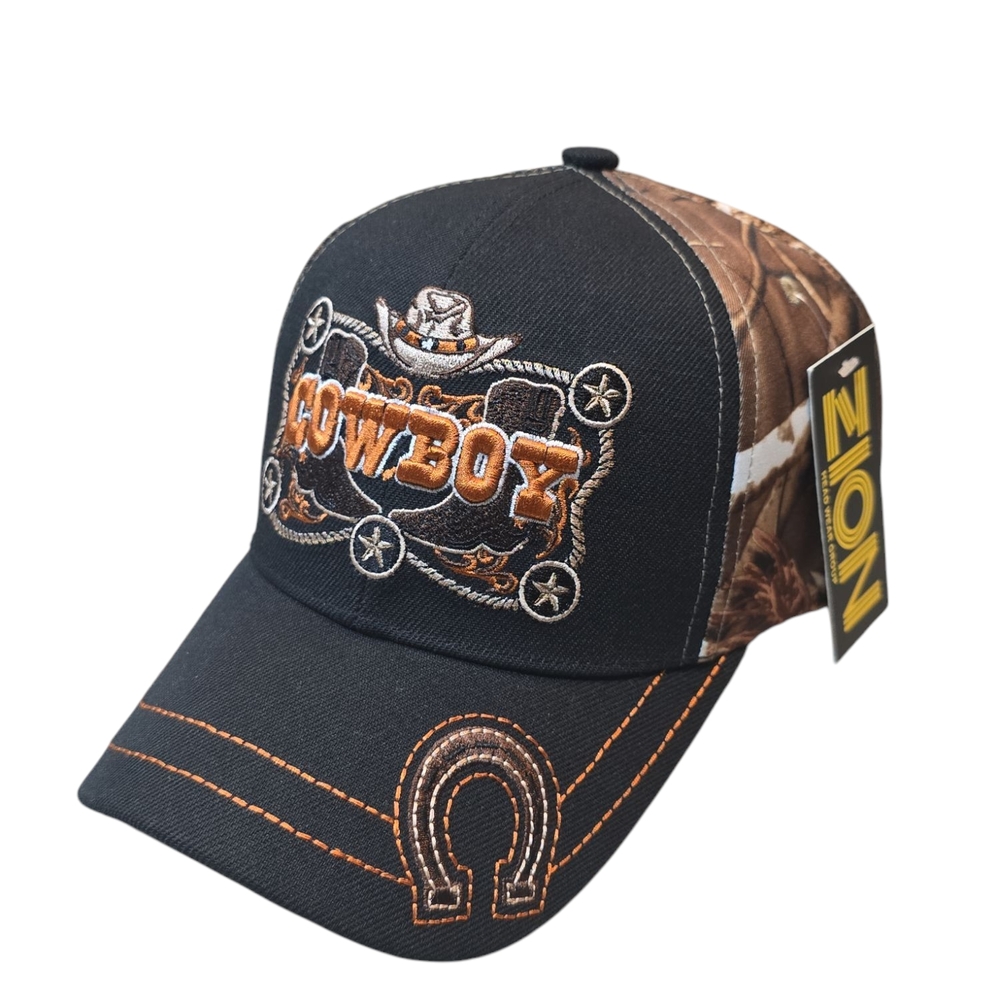 American Cowboy" Embroidered Baseball Cap OS